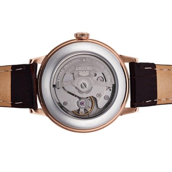 ORIENT: Mechanical Classic Watch, Leather Strap - Picture 3 of 5